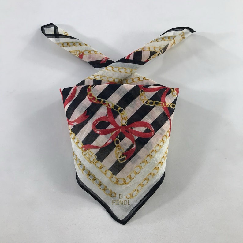 Authentic Fendi Handkerchief Scarf